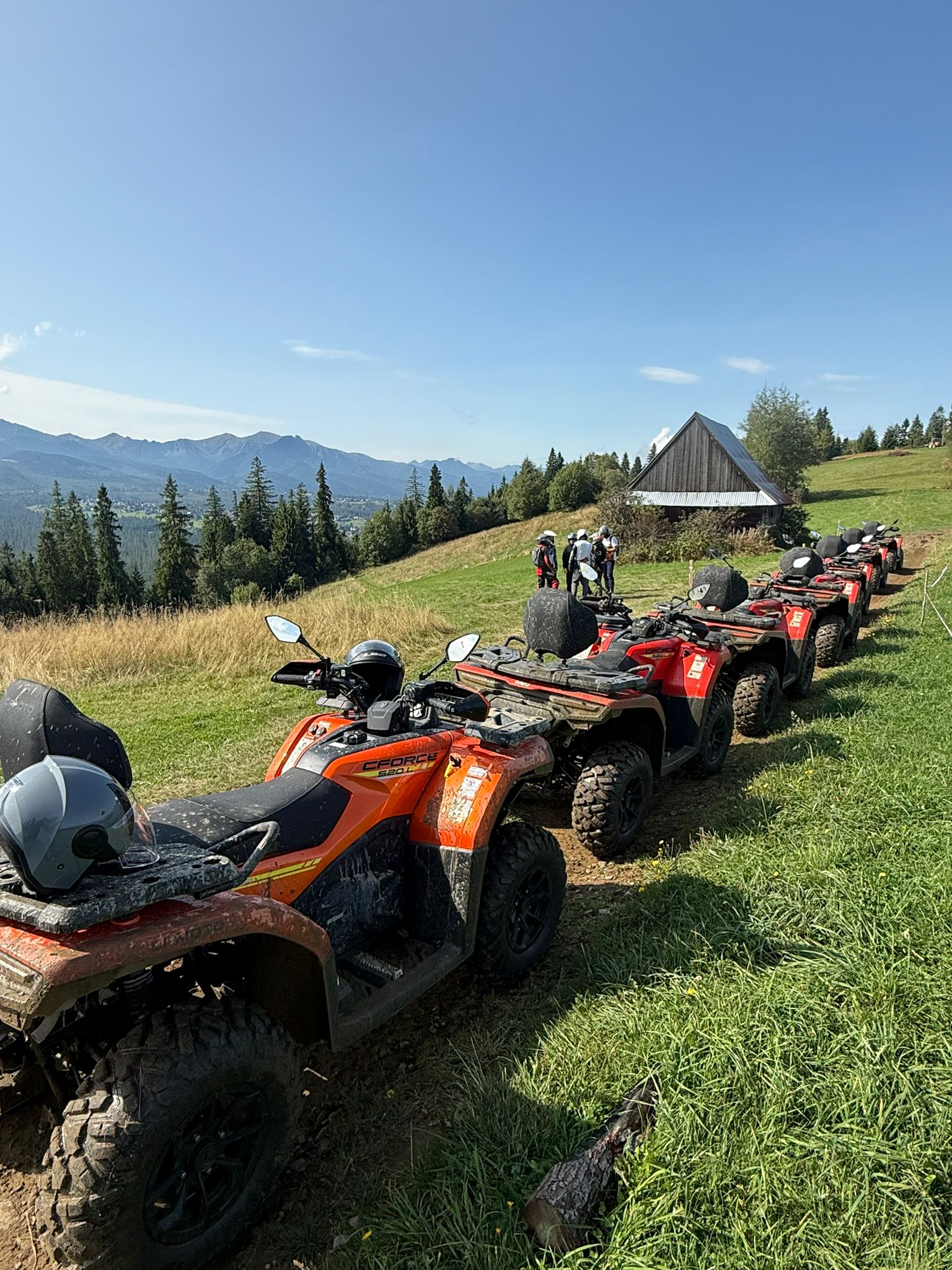 Kawalerski na quadach na Podhalu