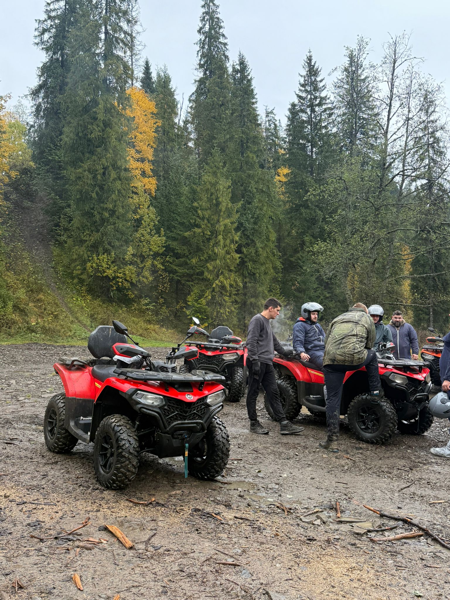 Kawalerski na quadach na Podhalu