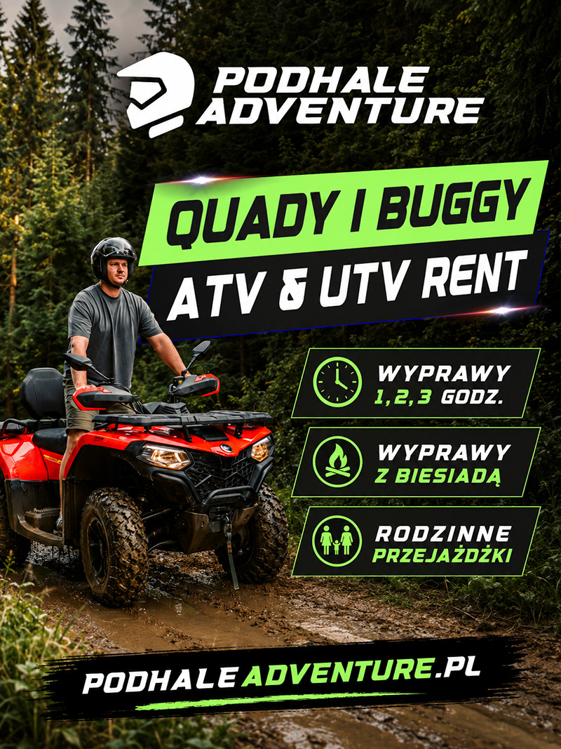 Podhale Adventure wypożyczalnia quadów Zakopane